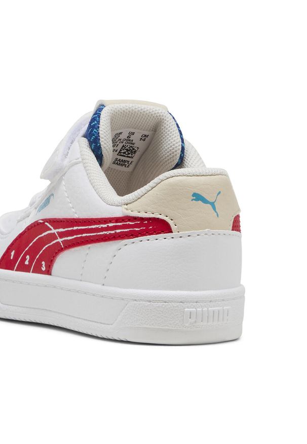 Puma - Sneakersy dla małych dzieci Caven 2.0 Run Fun PUMA. Kolor: czerwony, niebieski, wielokolorowy, biały. Sezon: lato. Sport: bieganie