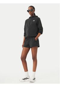 Adidas - adidas Kurtka do biegania Essentials KA4339 Czarny Regular Fit. Kolor: czarny. Materiał: syntetyk #2