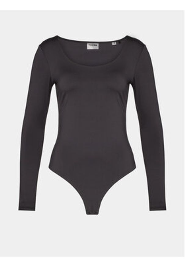 Guess Body Chia V3BP22 KC450 Czarny Slim Fit. Kolor: czarny. Materiał: syntetyk