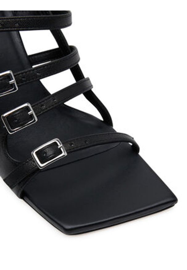 Vic Matié Sandały 1G3850D G46G200101 Czarny. Kolor: czarny. Materiał: skóra