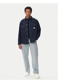 Hugo - HUGO Koszula jeansowa Ebolt 50556349 Granatowy Oversize. Kolor: niebieski. Materiał: bawełna #3