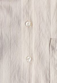 Born2be - Beżowa Wiskozowa Koszula z Dodatkiem Lnu z Tkaniny Strukturalnej Noma. Okazja: na co dzień. Kolor: beżowy. Materiał: tkanina, wiskoza, len. Styl: casual #5