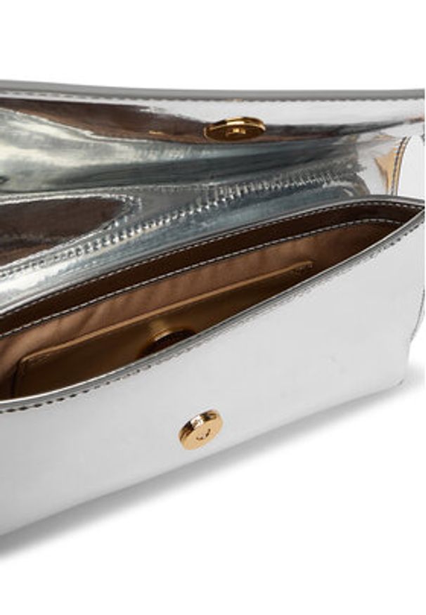 Love Moschino - LOVE MOSCHINO Torebka JC4058PP1OLP0902 Srebrny. Kolor: srebrny. Materiał: skórzane