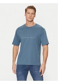 Jack & Jones - Jack&Jones T-Shirt Star 12234746 Zielony Relaxed Fit. Kolor: niebieski. Materiał: bawełna
