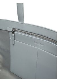 Calvin Klein Torebka Ck Mixmedia Shopper_Mono K60K613166 Szary. Kolor: szary. Materiał: skórzane #4