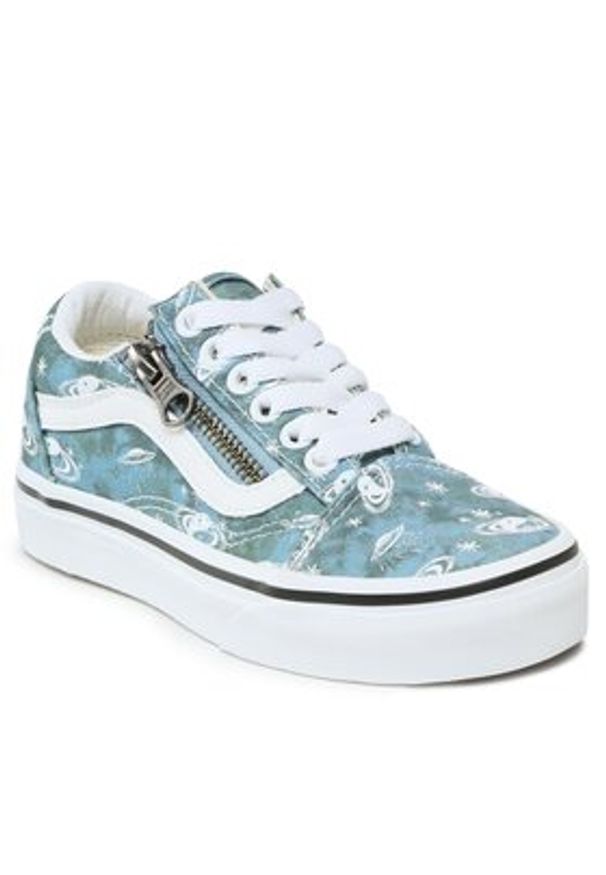 Vans Tenisówki Old Skool Zip VN0A2XSM4481 Błękitny. Kolor: niebieski. Materiał: materiał