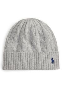 Polo Ralph Lauren Czapka z daszkiem 455981442002 Szary. Kolor: szary. Materiał: wełna, materiał