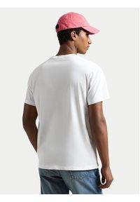 Polo Ralph Lauren T-Shirt 710854497041 Biały Regular Fit. Typ kołnierza: polo. Kolor: biały. Materiał: bawełna #3