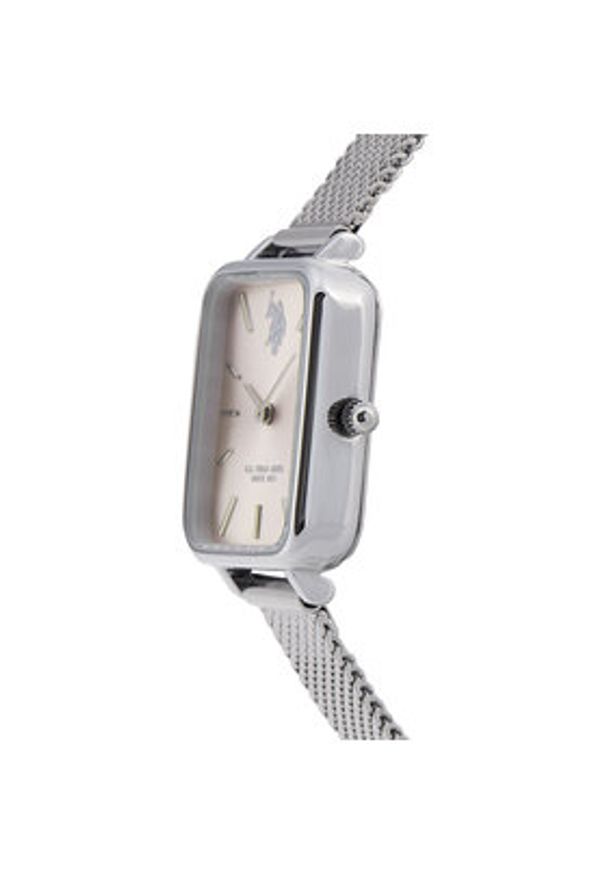 U.S. Polo Assn. Zegarek Odette USP8290PK Srebrny. Kolor: srebrny