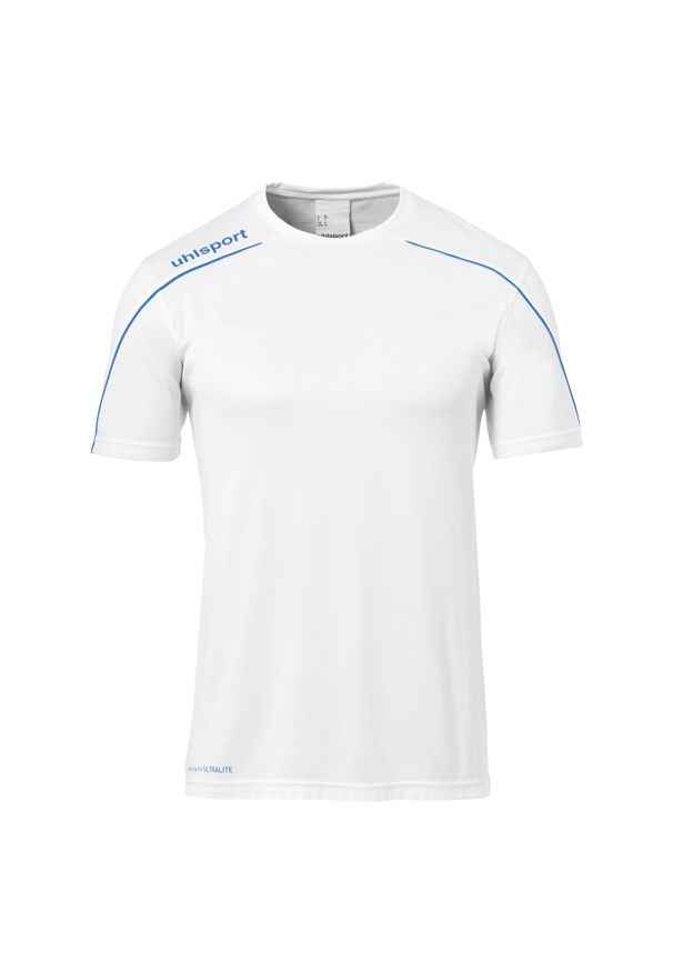 UHLSPORT - Koszulka Uhlsport Stream 22. Kolor: niebieski, biały, wielokolorowy. Materiał: poliester. Sport: piłka nożna, fitness