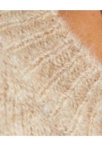 ISABEL MARANT - Beżowy sweter z moheru Idol. Kolor: beżowy. Materiał: moher. Długość rękawa: długi rękaw. Długość: długie #5