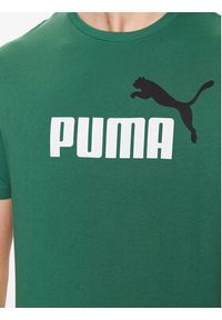 Puma T-Shirt Essentials+2Col Logo 586759 Zielony Regular Fit. Kolor: zielony. Materiał: bawełna #2