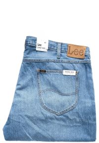 Lee - SPODENKI LEE 5 POCKET SHORT FLICK MID L73ELJIX 112120475. Materiał: jeans, skóra