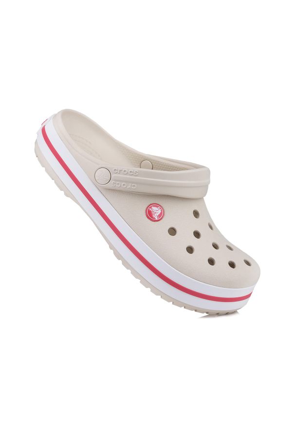 Sandały unisex na basen Crocs CROCBAND. Kolor: biały, czerwony, wielokolorowy, beżowy. Materiał: materiał, syntetyk