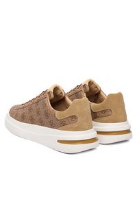 Guess Sneakersy FMPELA FAL12 Brązowy. Kolor: brązowy. Materiał: skóra #4