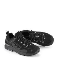 ALPINE PRO - Buty trekkingowe niskie Alpine Pro Zereme Vibram. Kolor: czarny. Materiał: skóra. Szerokość cholewki: normalna