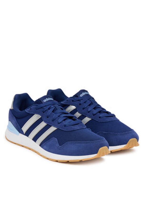 Adidas - adidas Sneakersy Run 60s 4.0 JR6630 Granatowy. Kolor: niebieski. Materiał: materiał. Sport: bieganie