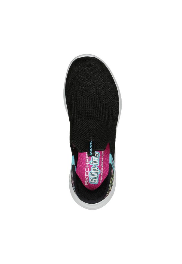 skechers - Buty do chodzenia damskie Skechers 303801LBKMT. Kolor: czarny. Materiał: guma, tkanina. Model: Skechers Sport. Sport: turystyka piesza