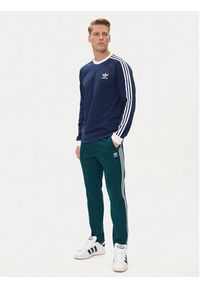 Adidas - adidas Longsleeve adicolor Classics 3-Stripes IM9428 Granatowy Slim Fit. Kolor: niebieski. Materiał: bawełna. Długość rękawa: długi rękaw #5