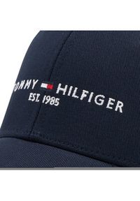 TOMMY HILFIGER - Tommy Hilfiger Czapka z daszkiem Th Established Cap AM0AM07352 Granatowy. Kolor: niebieski. Materiał: materiał #3