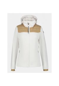 LUHTA - Kurtka softshell damska Luhta Arantila. Kolor: wielokolorowy, brązowy, biały. Materiał: softshell. Sport: turystyka piesza #1