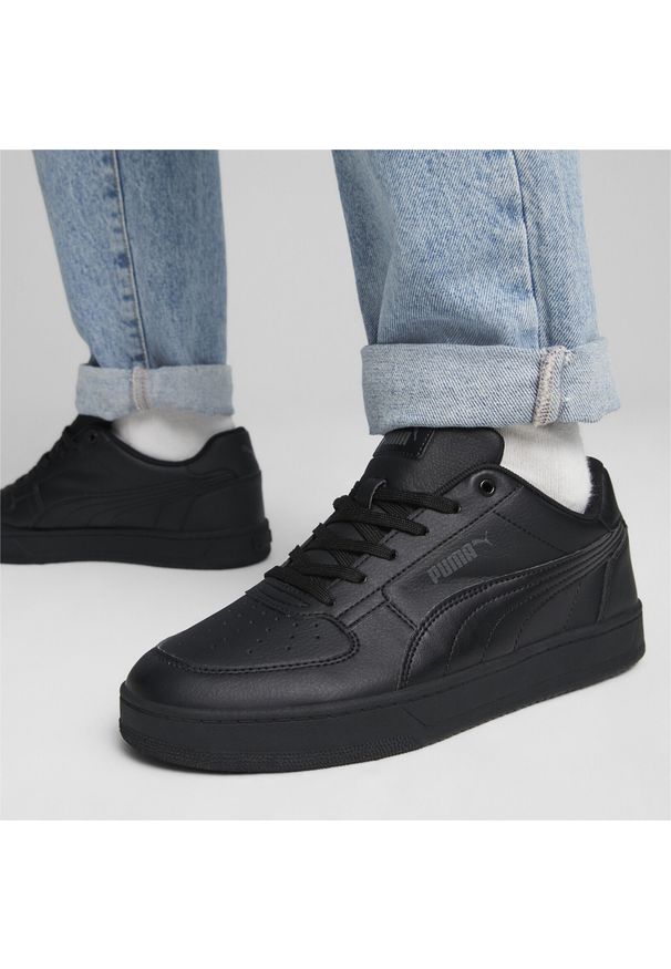 Puma - Sneakersy Caven 2.0 PUMA Black Cool Dark Gray. Kolor: czarny, szary, wielokolorowy. Materiał: guma, syntetyk, tkanina, materiał. Sezon: lato. Sport: turystyka piesza