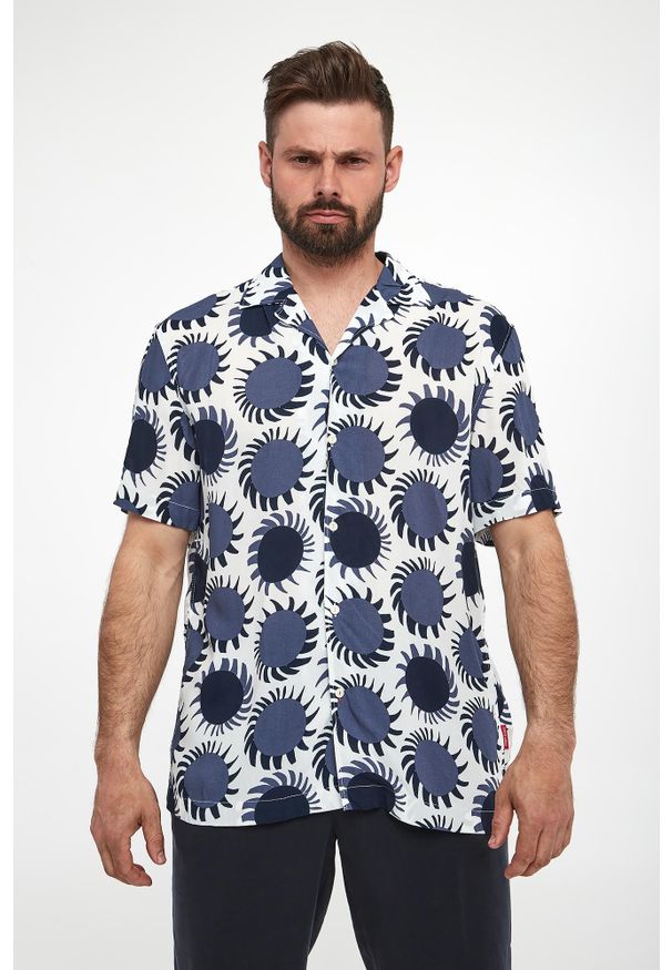 JOOP! Jeans - Koszula męska z krótkim rękawem Hanes JOOP! JEANS. Długość rękawa: krótki rękaw. Długość: krótkie