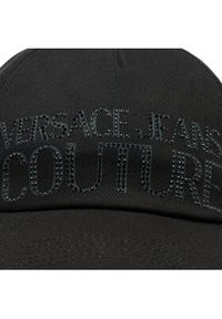 Versace Jeans Couture Czapka z daszkiem 74YAZK13 Czarny. Kolor: czarny. Materiał: materiał