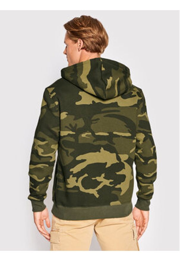 Alpha Industries Bluza Basic 178312C Zielony Regular Fit. Kolor: zielony. Materiał: bawełna