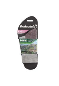 BRIDGEDALE - Skarpety do trekkingu damskie Bridgedale HIKE UL END BO ORI LD. Kolor: szary. Sport: turystyka piesza #1