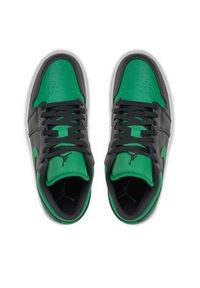 Nike Sneakersy Air Jordan 1 Low 553558 065 Czarny. Kolor: czarny. Materiał: skóra. Model: Nike Air Jordan