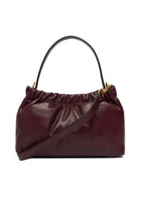 TOMMY HILFIGER - Tommy Hilfiger Torebka Soft Leather Mini Crossover AW0AW18306 Bordowy. Kolor: czerwony. Materiał: skórzane #6