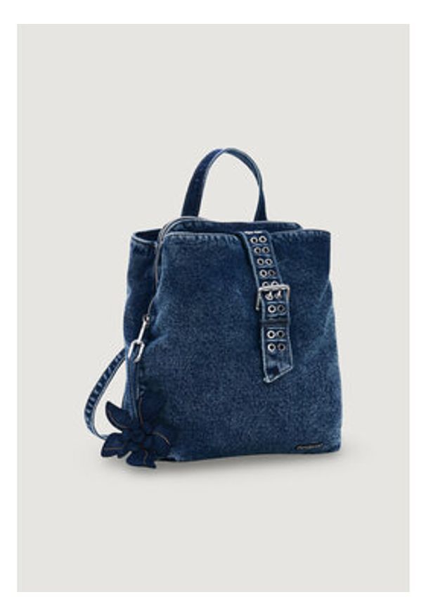 Desigual Plecak 26SAKD03 Niebieski. Kolor: niebieski. Materiał: materiał