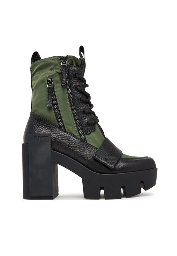 United Nude Trzewiki Grip Combat Mid 10962904165 Khaki. Kolor: brązowy. Materiał: skóra