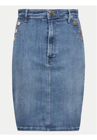 Guess Spódnica jeansowa Iolonda W4GD39 D5B42 Niebieski Slim Fit. Kolor: niebieski. Materiał: bawełna #3
