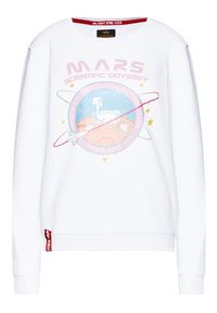 Alpha Industries Bluza Mission To Mars 126070 Biały Regular Fit. Kolor: biały #3