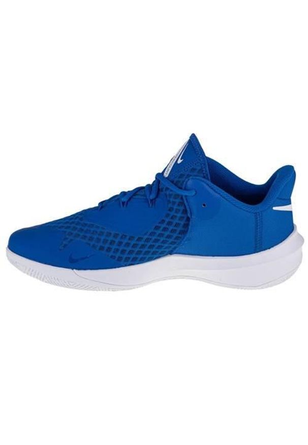 Buty siatkarskie męskie Nike Zoom Hyperspeed Court. Kolor: wielokolorowy, niebieski, biały. Materiał: tkanina, materiał, syntetyk. Model: Nike Zoom, Nike Court. Sport: siatkówka
