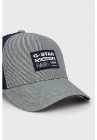 G-Star RAW - G-Star Raw czapka kolor szary z aplikacją. Kolor: szary. Wzór: aplikacja #2