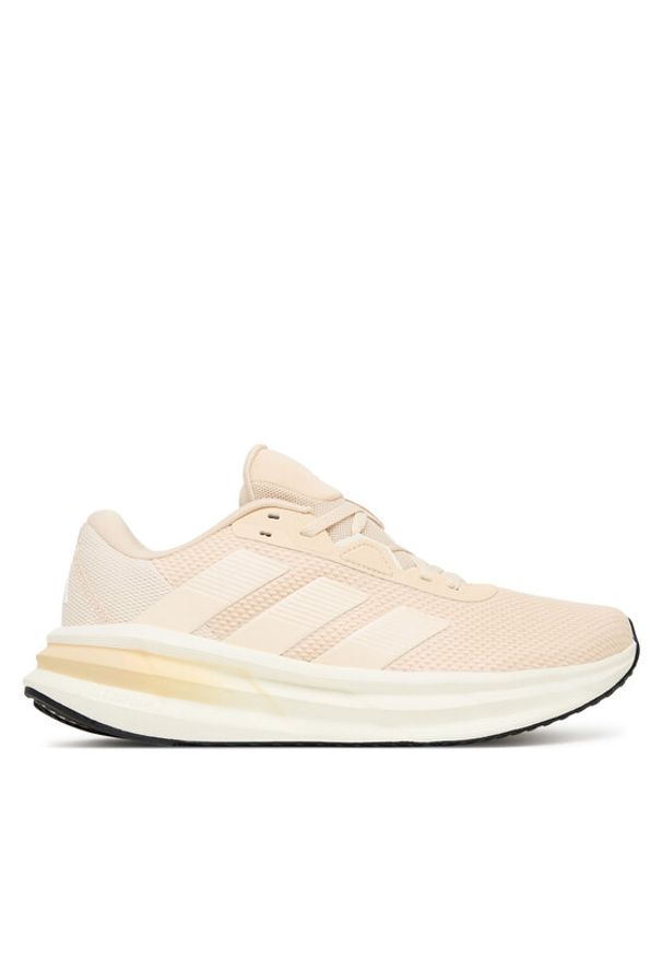 Adidas - adidas Buty do biegania Galaxy 7 JQ2606 Beżowy. Kolor: beżowy. Materiał: materiał