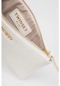 TwinSet - Twinset portfel (3-pack) damski kolor biały. Kolor: biały. Materiał: materiał. Wzór: gładki #4