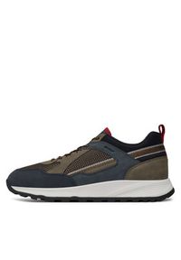 Geox Sneakersy U Terrestre U45EYA 014EK C0938 Khaki. Kolor: brązowy. Materiał: materiał #3