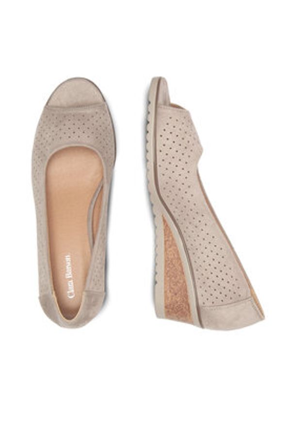 Clara Barson Półbuty WYL3397-4 Szary. Kolor: szary. Materiał: materiał