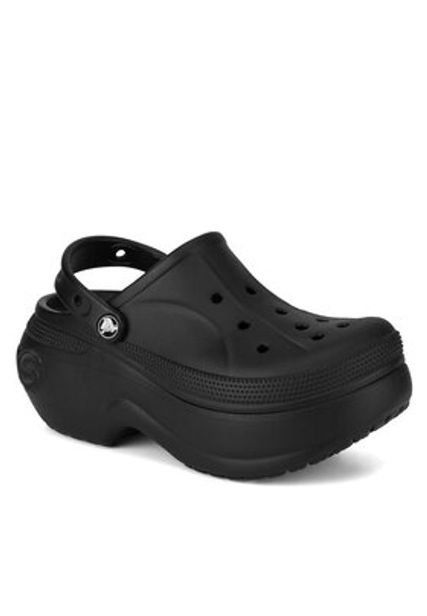 Crocs Klapki BELLA CLOG 210062-001 Czarny. Kolor: czarny. Materiał: materiał