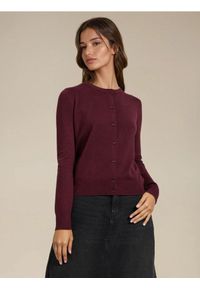 Sinsay - Sweter na guziki - czerwony. Kolor: czerwony