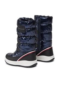 TOMMY HILFIGER - Tommy Hilfiger Śniegowce T3A6-33069-1669803 M Niebieski. Kolor: niebieski #6