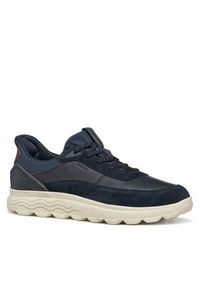 Geox Sneakersy U Spherica Plus U56MPA 08522 CF44K Granatowy. Kolor: niebieski. Materiał: zamsz, skóra #3
