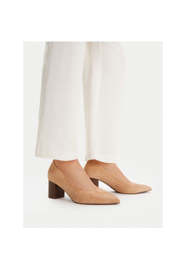 Jenny - Czółenka JENNY. Kolor: beżowy