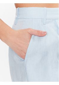 Remain Spodnie materiałowe Linen 500160190 Niebieski Regular Fit. Kolor: niebieski. Materiał: len, materiał #3