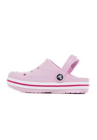 Buty do chodzenia dla dzieci Crocs Bayaband Clog. Kolor: różowy. Materiał: materiał, syntetyk