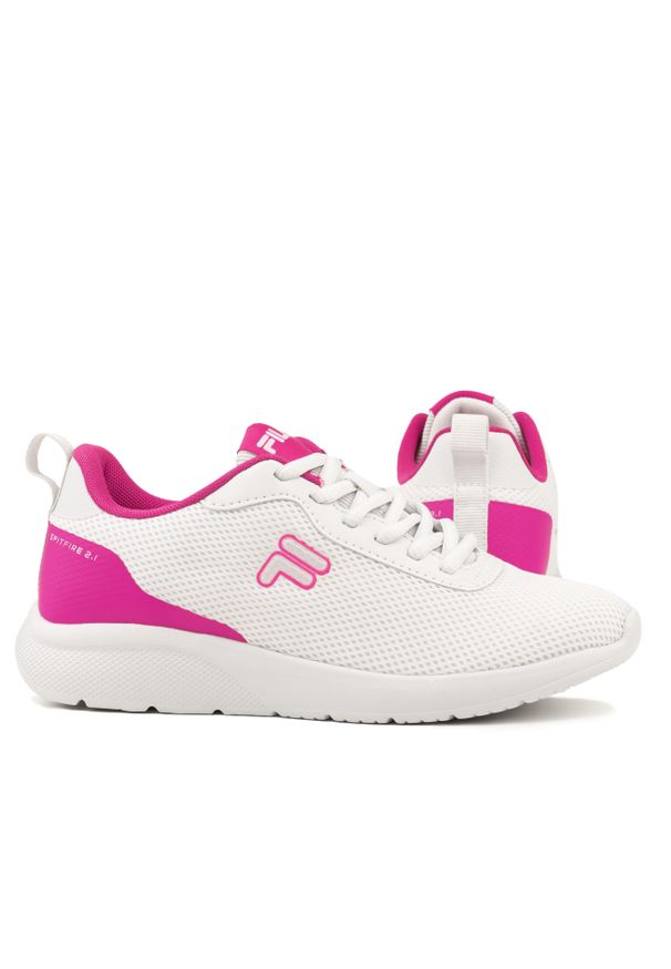 Buty damskie sportowe lekkie Fila SPITFIRE TEENS. Kolor: różowy, biały, wielokolorowy. Sport: turystyka piesza